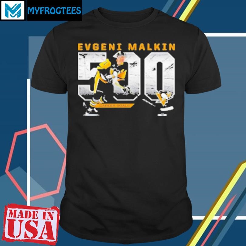 Original Evgeni Malkin Pittsburgh Penguins 500 Goals T-Shirt