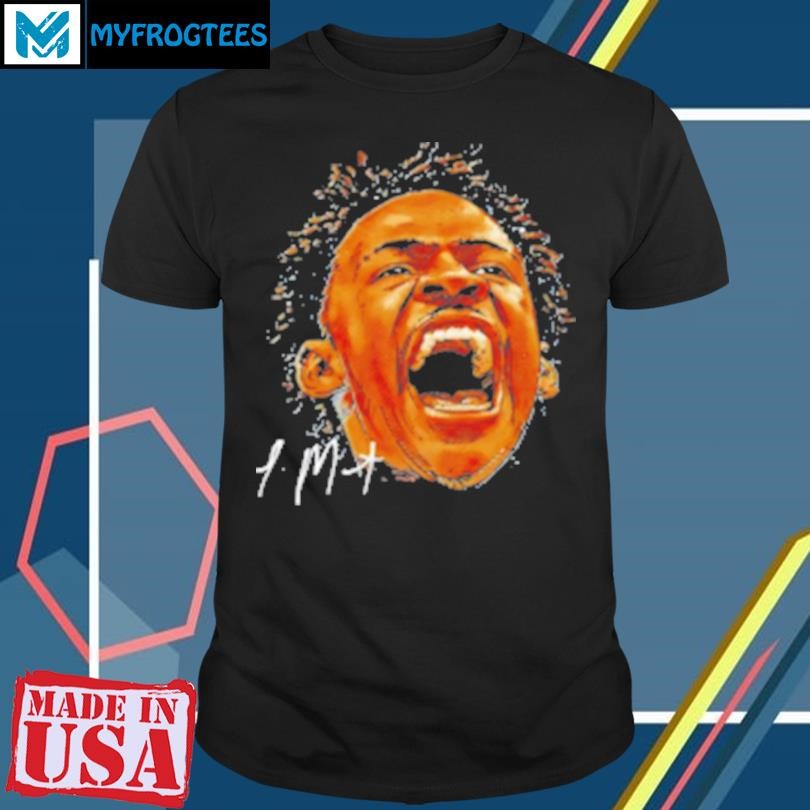 Original Face Ja Morant Scream Basketball Signature T-Shirt