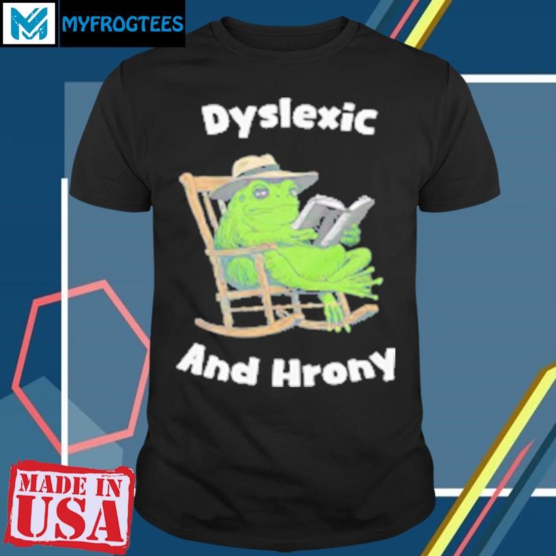 Original Forog Reading Book Dyslexic And Hrony T-Shirt