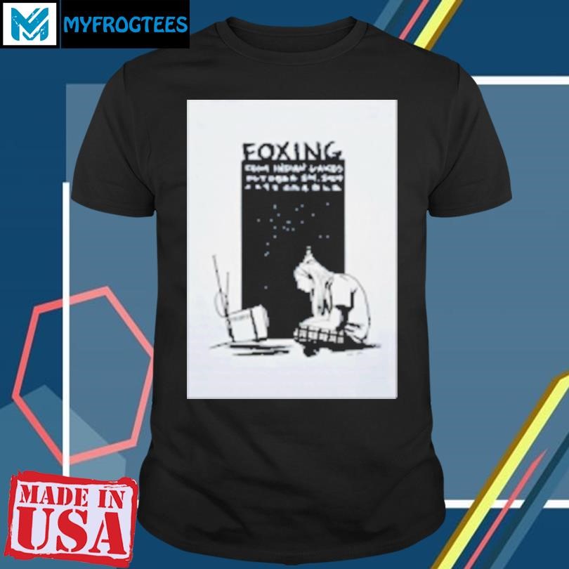 Original Foxing Cat's Cradle In Carrboro NC October 24 2024 Tour Poster T-Shirt