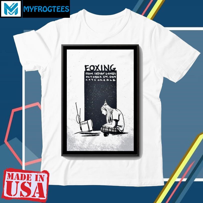 Original Foxing October 24, 2024 Cat's Cradle Carrboro, NC Event Poster shirt