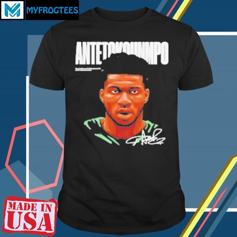 Original Giannis Antetokounmpo Game Face Basketball Design Signature T-Shirt