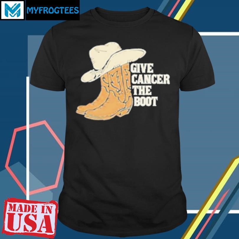 Original Giving Cancer the Boot Retro T-Shirt