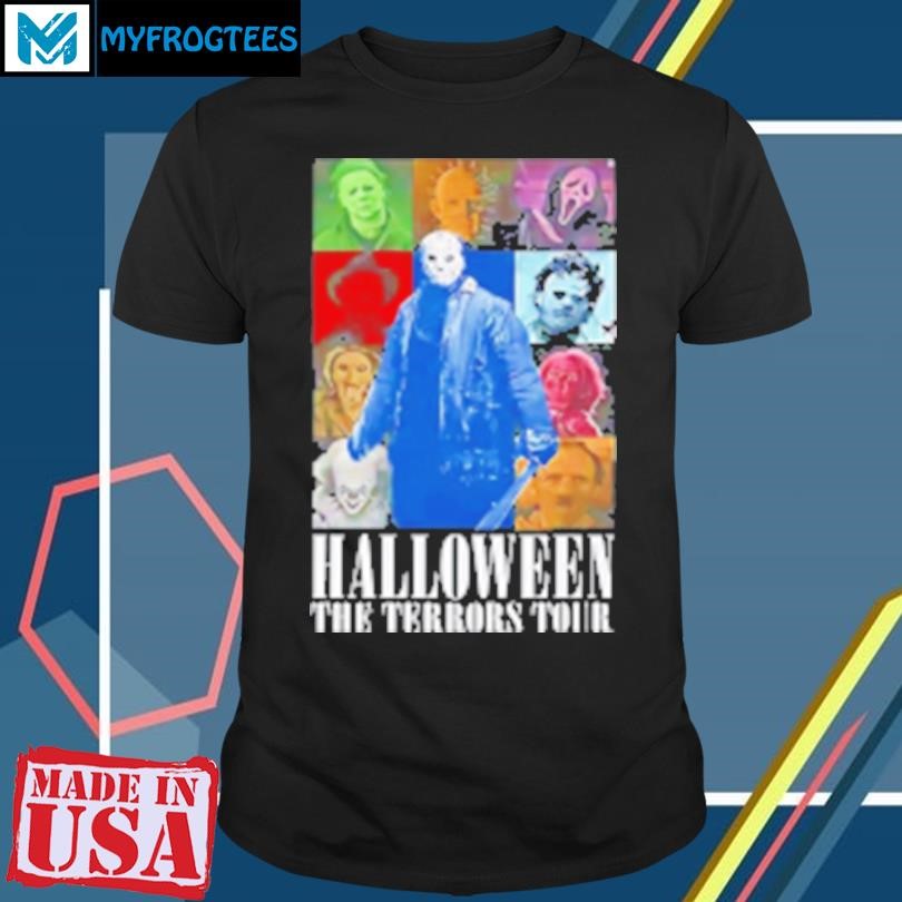 Original Halloween The Terrors Tour Horror Characters T-Shirt