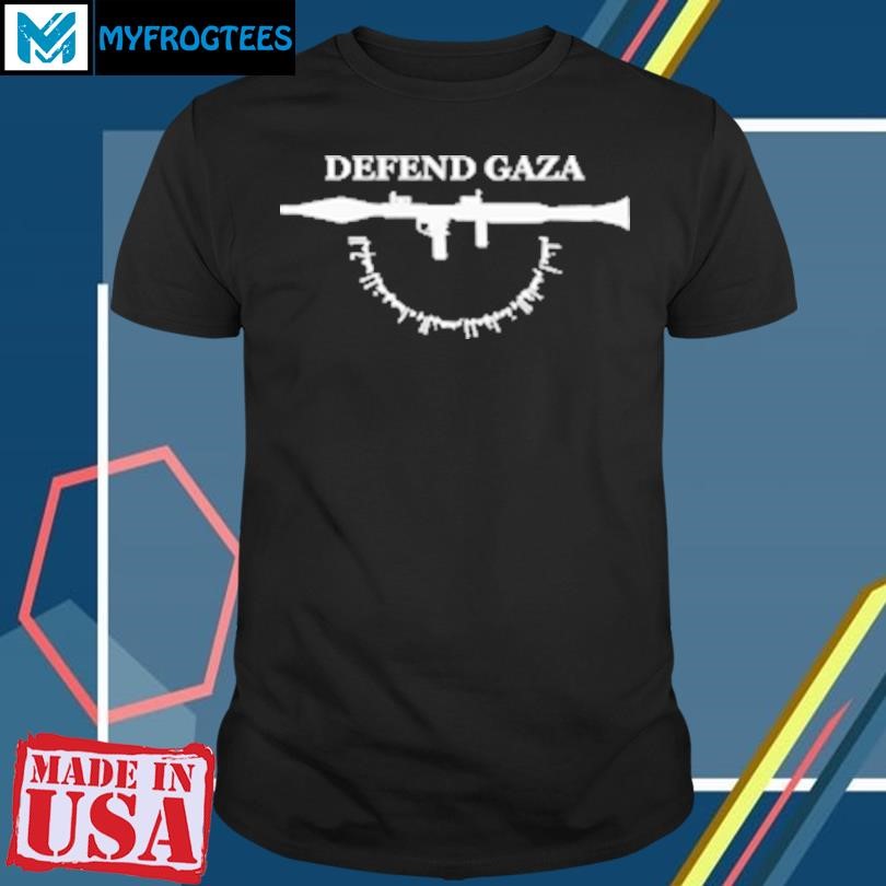 Original Haters Cafe Defend Gaza Retro T-Shirt