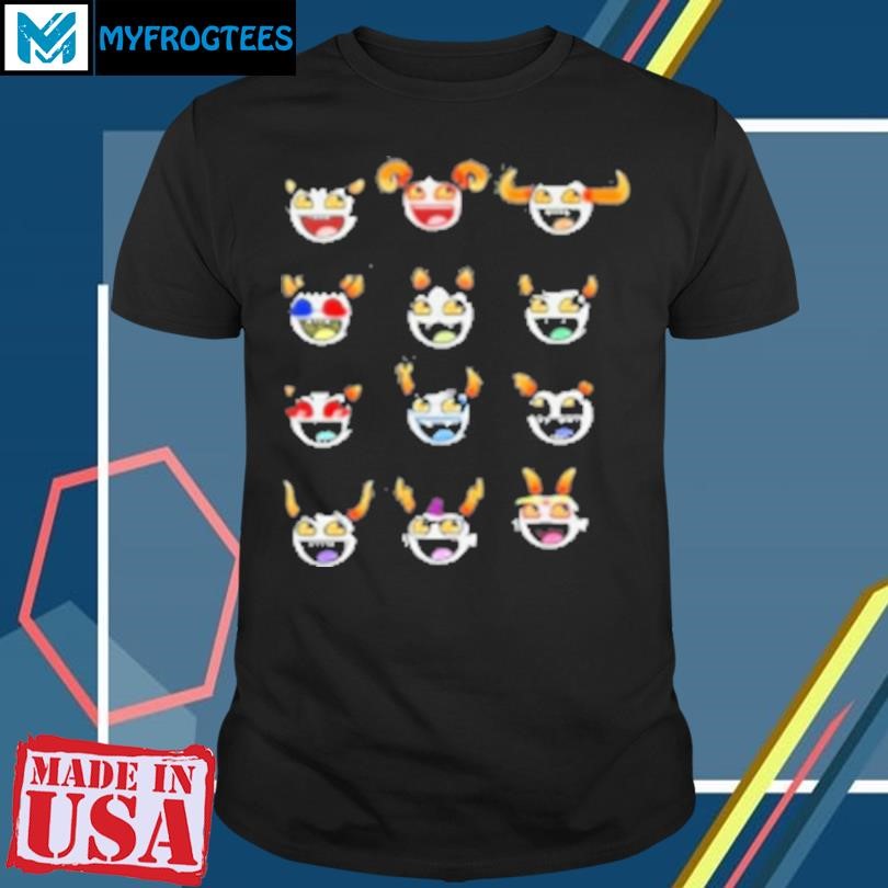 Original Homestuck Troll Awesome Smiley Icons T-Shirt