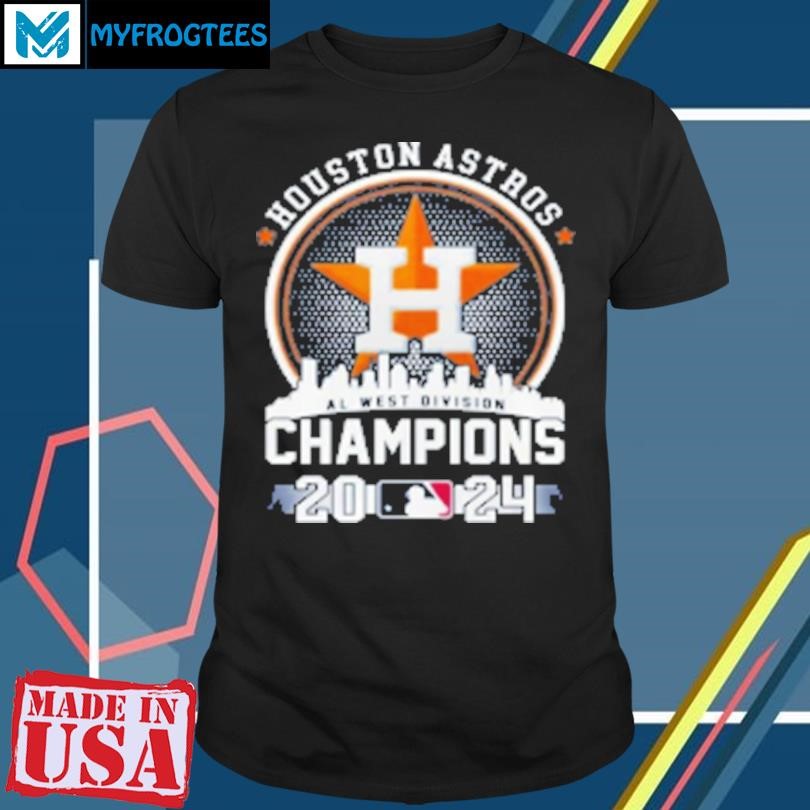 Original Houston Astros Skyline AL West Champs 2024 T-Shirt