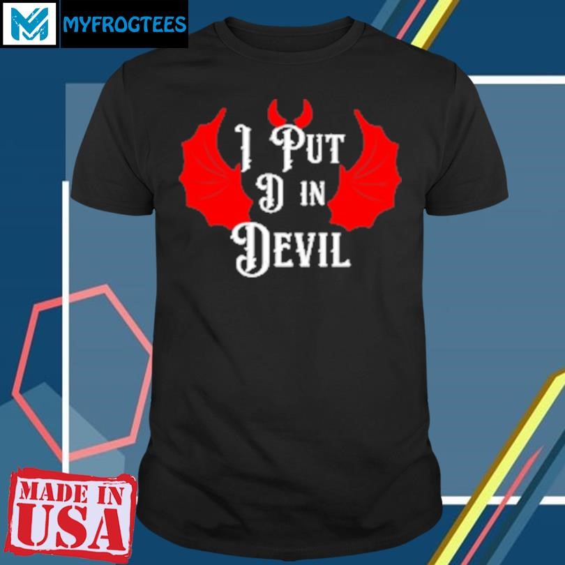 Original I Put The D In Devil Halloween Matching Couple T-Shirt