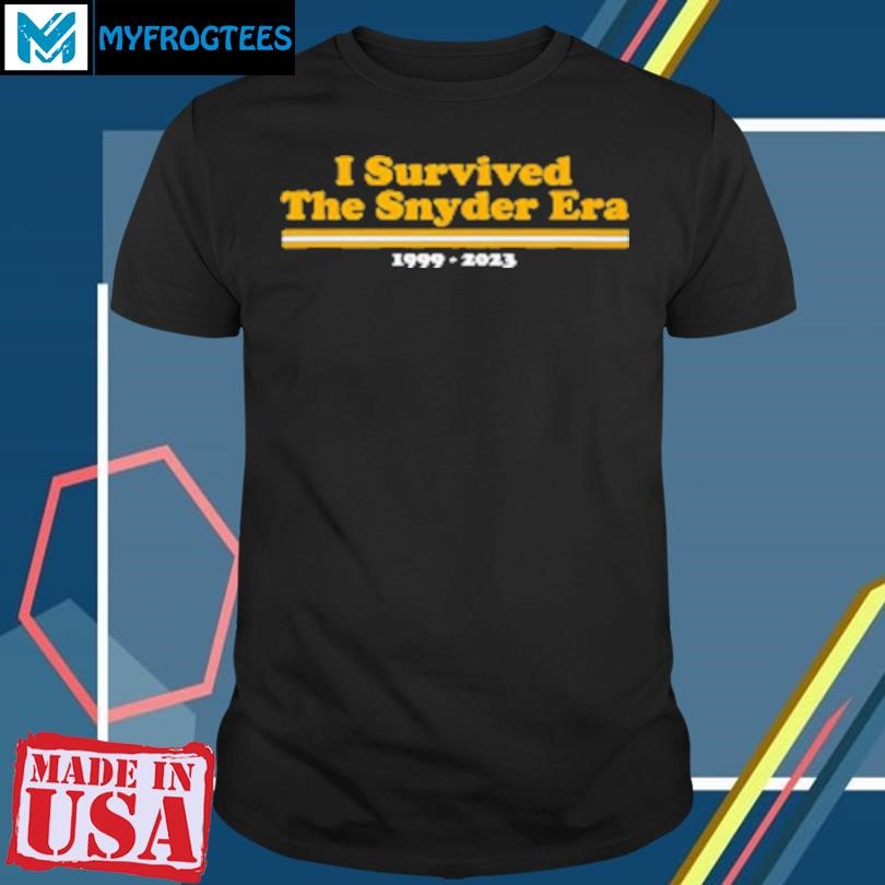 Original I Survived The Snyder Era 1999 2023 T-Shirt