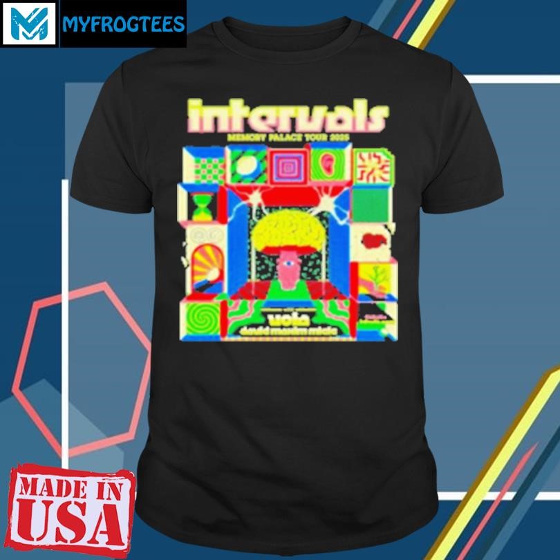 Original Intervals With Vola David Maximum Micic Memory Palace Tour 2025 T-Shirt