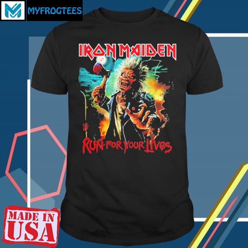 Original Iron Maiden Run For Your Lives FC Tee World Tour 2025-2026 Two Sides Print Vintage T-Shirt