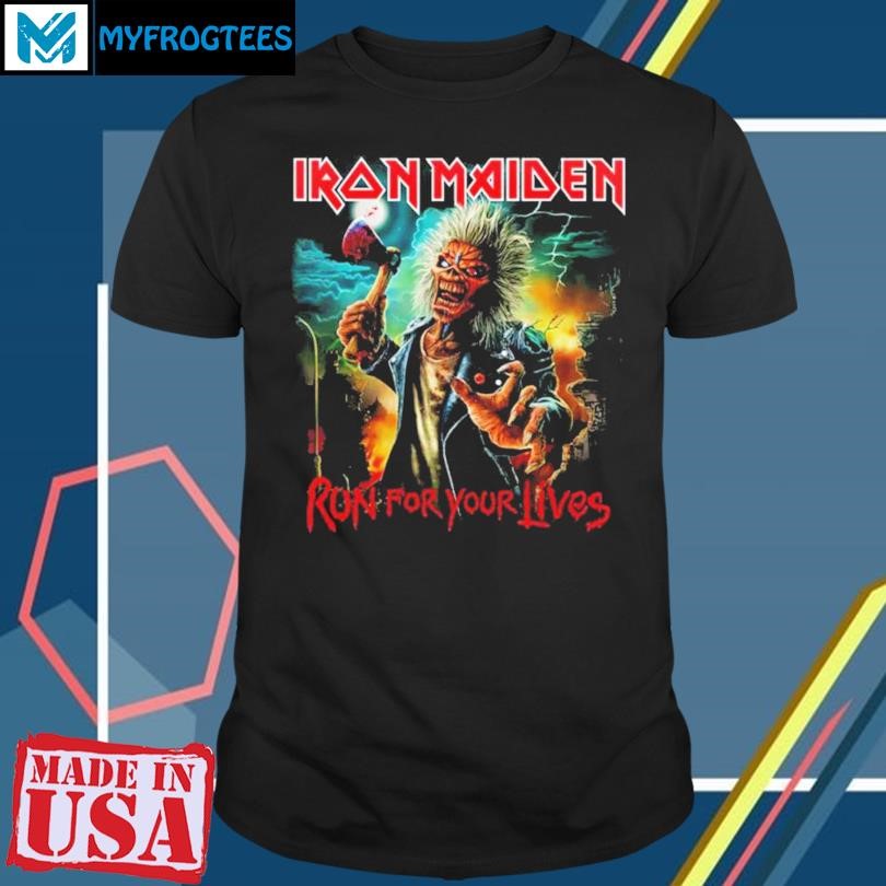 Original Iron Maiden Run For Your Lives OG Tee World Tour 2025-2026 shirt