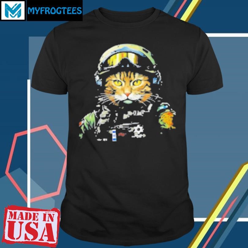 Original Israeli Defense Force Cat Soldier T-Shirt