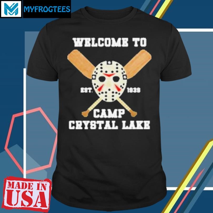 Original Jason Voorhees Welcome To Camp Crystal Lake T-Shirt