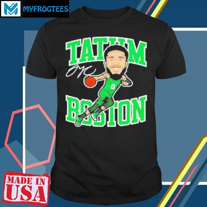 Original Jayson Tatum Boston Toon Basketball Signature T-Shirt