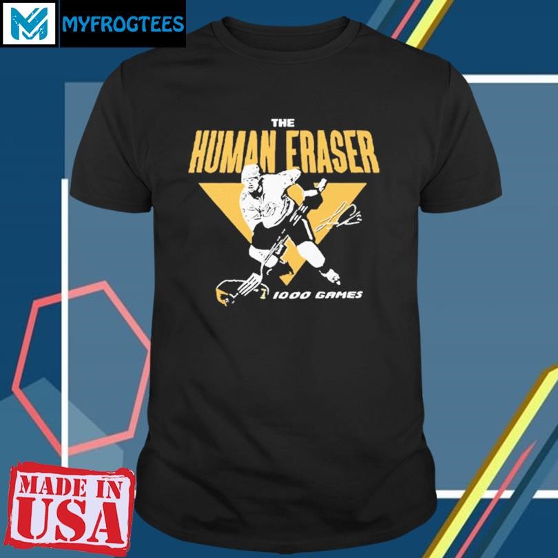 Original Jeff Beukeboom The Human Eraser 100 Games T Shirt