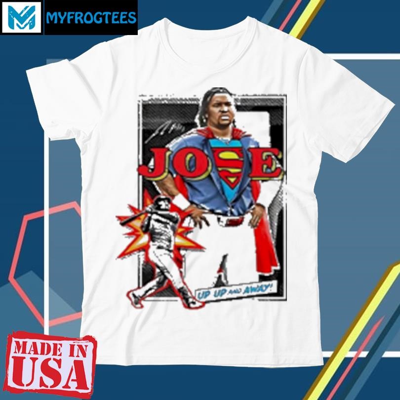 Original Jose Ramirez Up Up And Away Superman T-Shirt