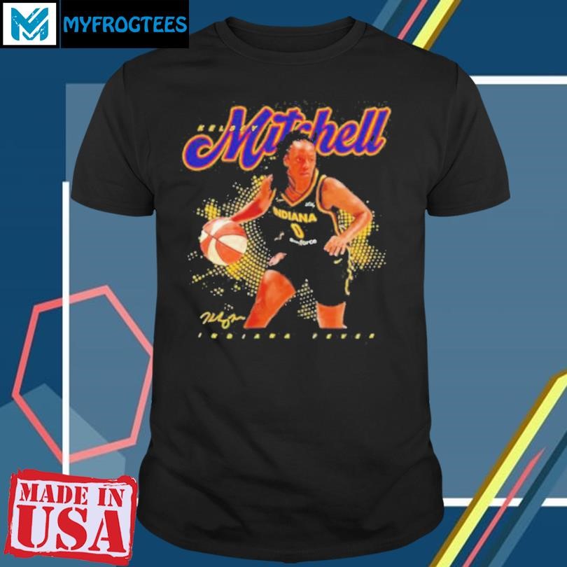 Original Kelsey Mitchell Indiana Fever signature 2024 shirt