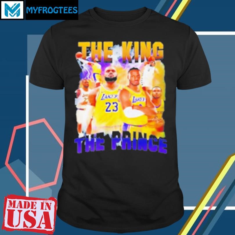 Original Lebron James Bronny James Lakers Basketball Design T-Shirt