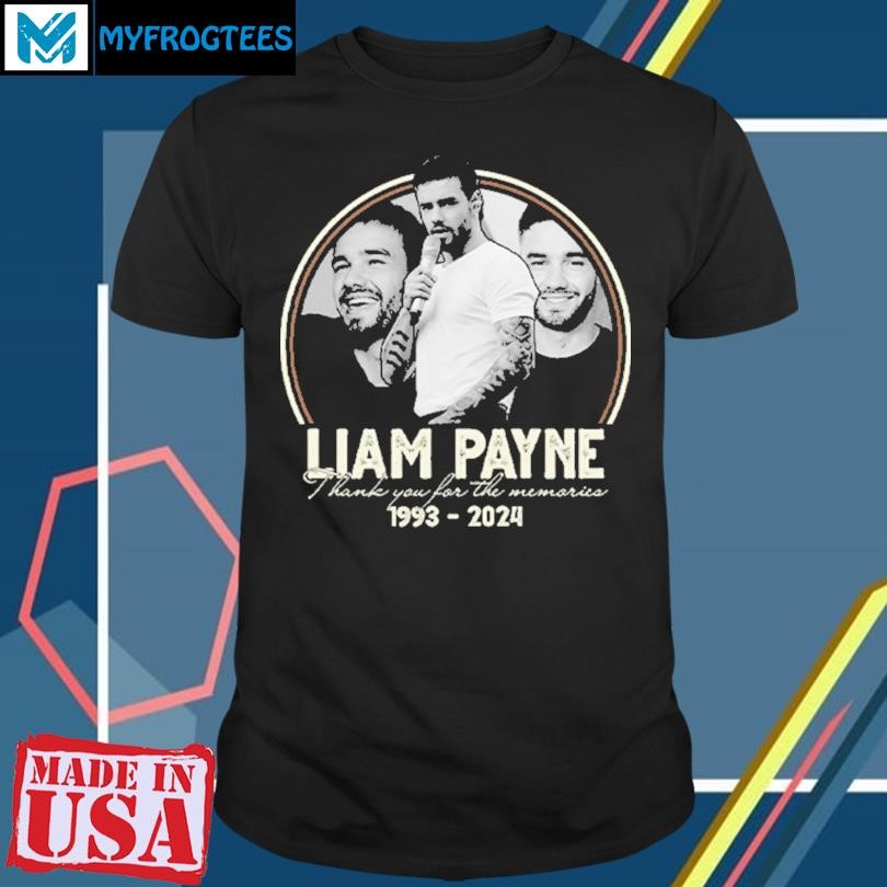 Original Liam Payne 1993 2024 Thank You For The Memories Shirt