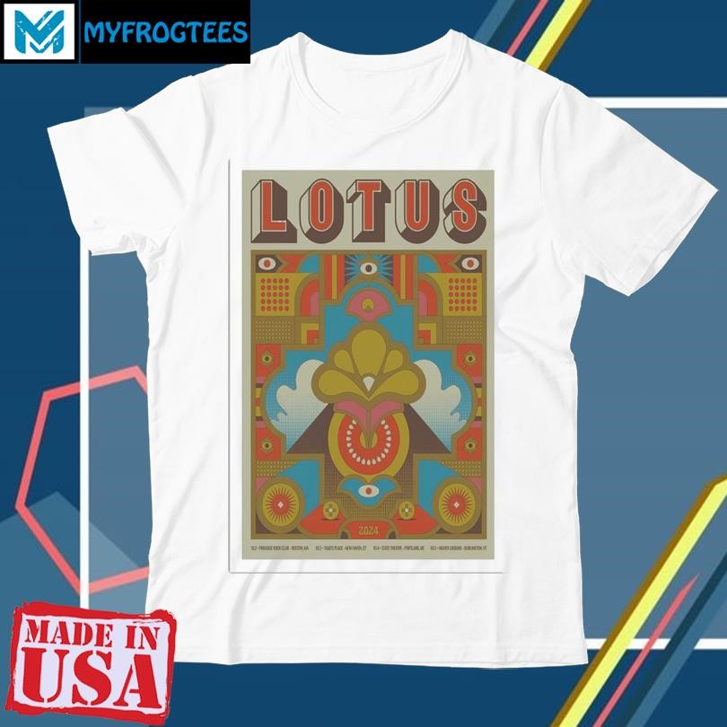 Original Lotus October 2024 Fall Tour Poster shirt