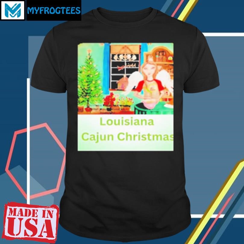 Original Louisiana Cajun Christmas Paint By Artist Wendy Wunstell Great Christmas T-Shirt