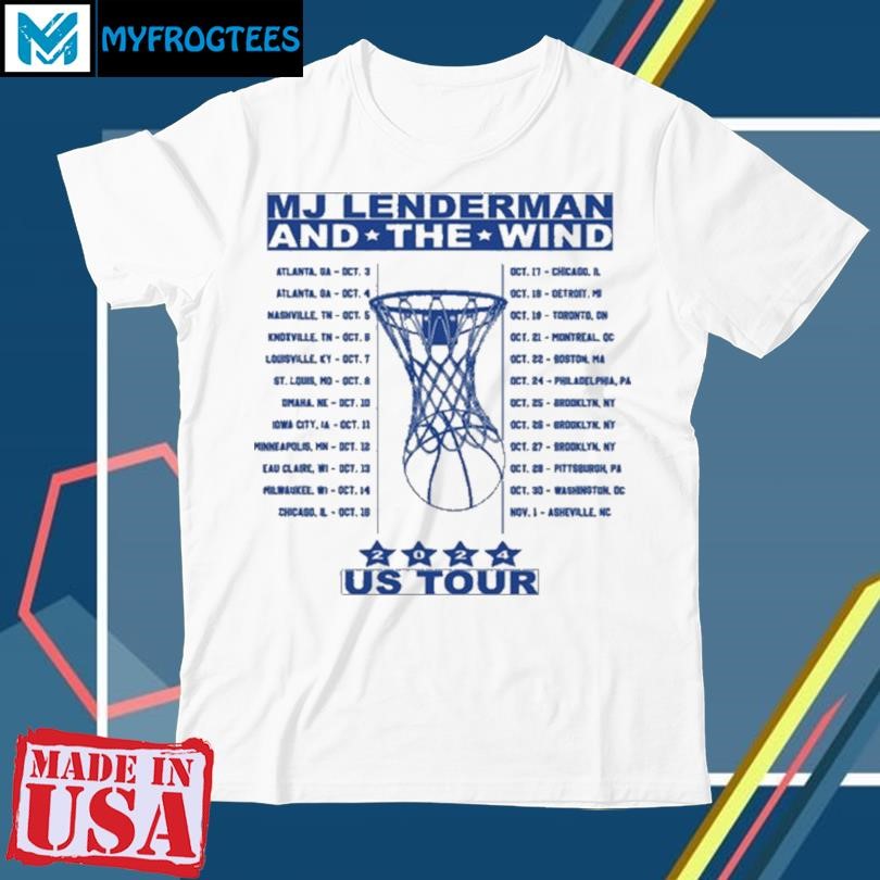 Original MJ Lenderman And The Wind 2024 US Tour T-Shirt