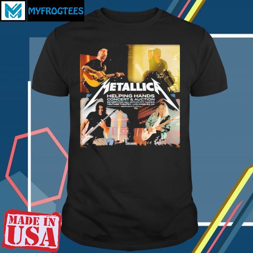 Original Metallica – Helping Hands Poster shirt