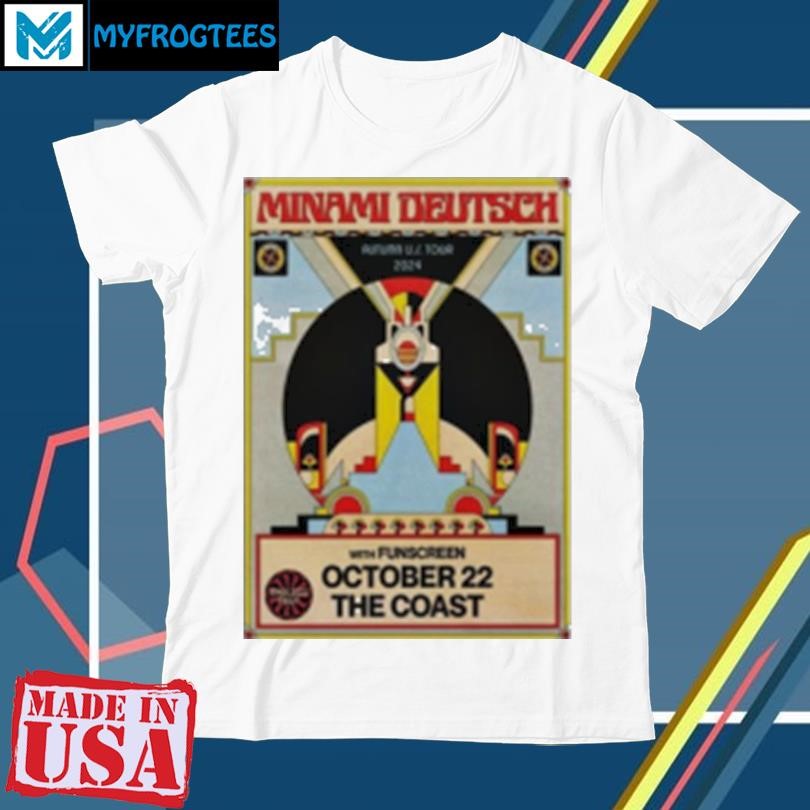 Original Minami Deutsch October 22 2024 The Coast in Fort Collins CO Poster T-Shirt