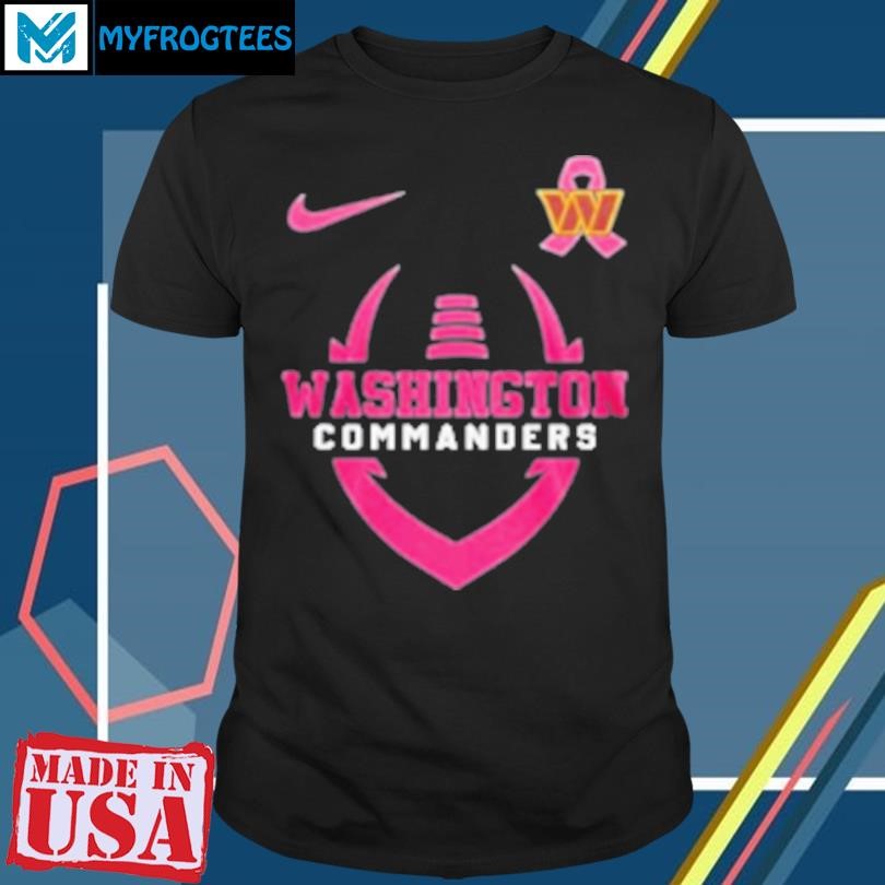 Original Nike Washington Commanders Breast Cancer Pink Out T-Shirt