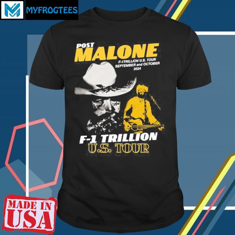 Original Post Malone F-1 Trillion US Tour shirt