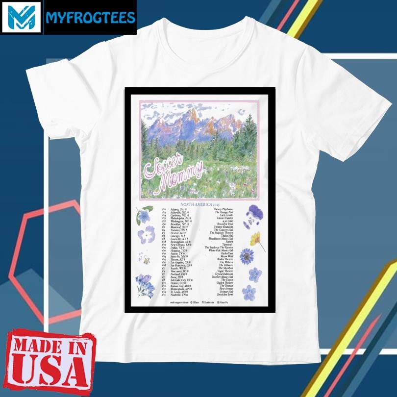 Original Poster Soccer Mommy North America Tour 2025 shirt