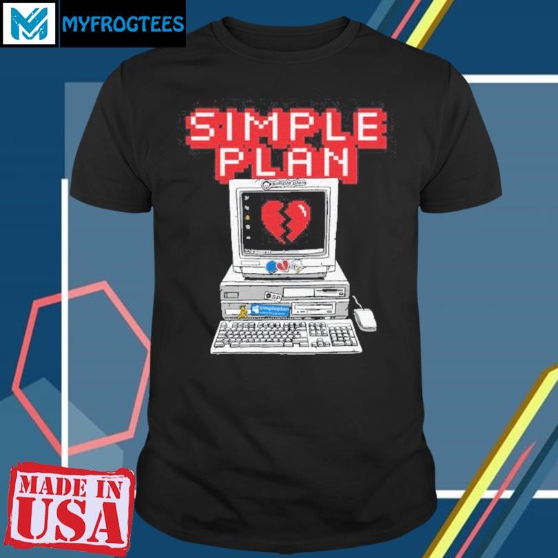 Original Simple Plan 90's Computer Shirt