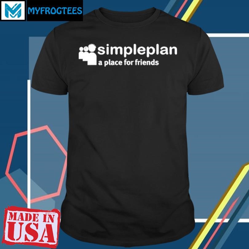 Original Simple Plan A Place For Friends T-Shirt