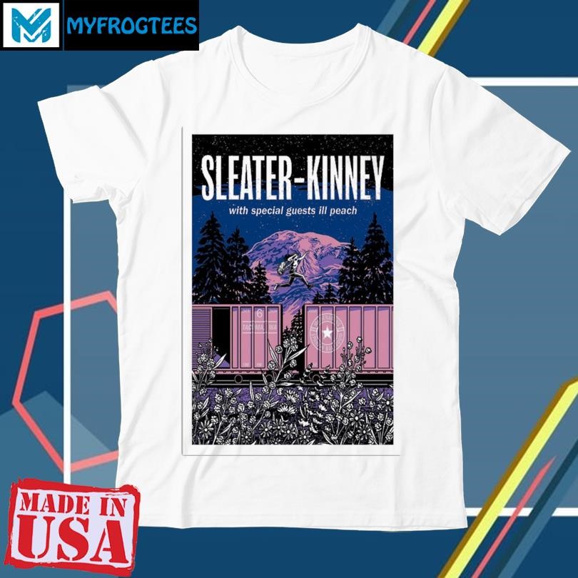 Original Sleater-Kinney Oct 06 2024 Tacoma, WA Poster Tour shirt