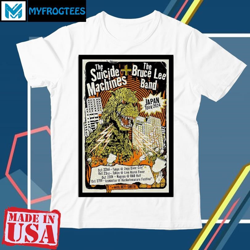 Original Suicide Machines October 2024 Japan Tour Poster shirt