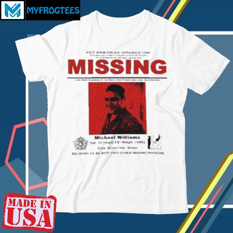 Original The Blair Witch Project Missing T-Shirt