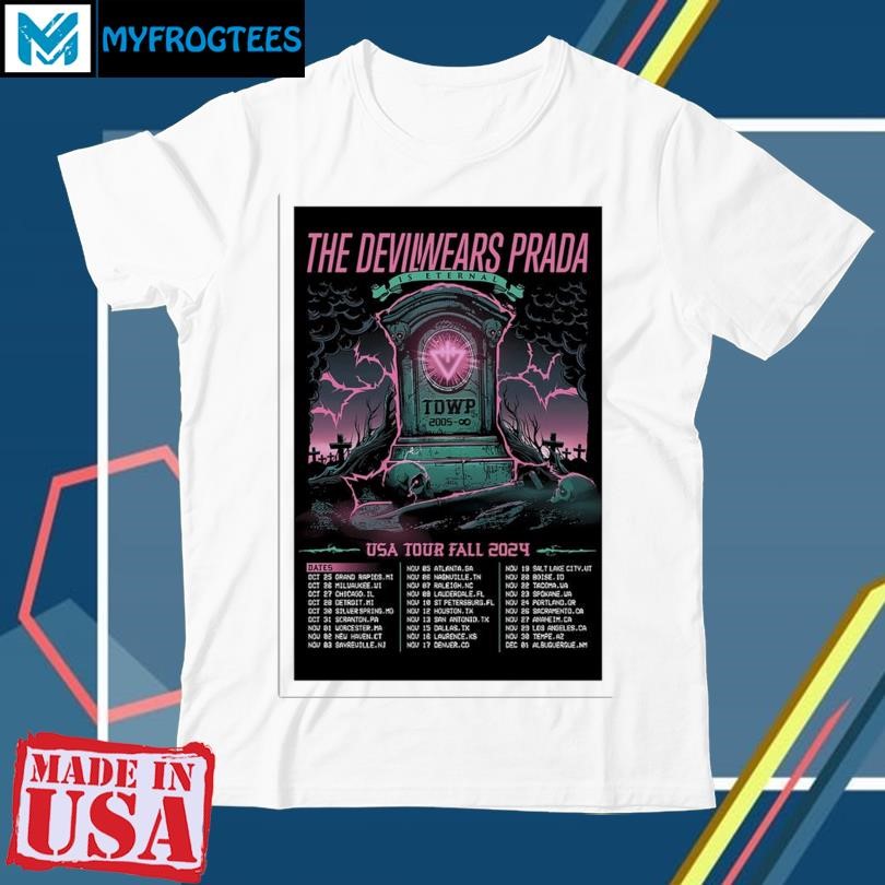 Original The Devil Wears Prada USA Tour Fall 2024 Poster shirt