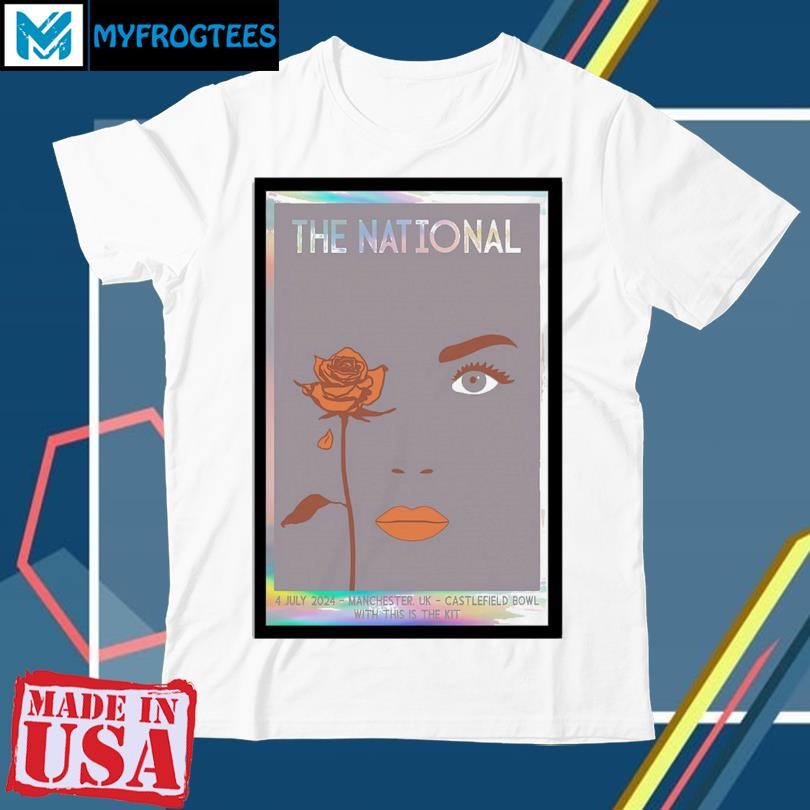 Original The National Manchester, UK 2024 Poster shirt