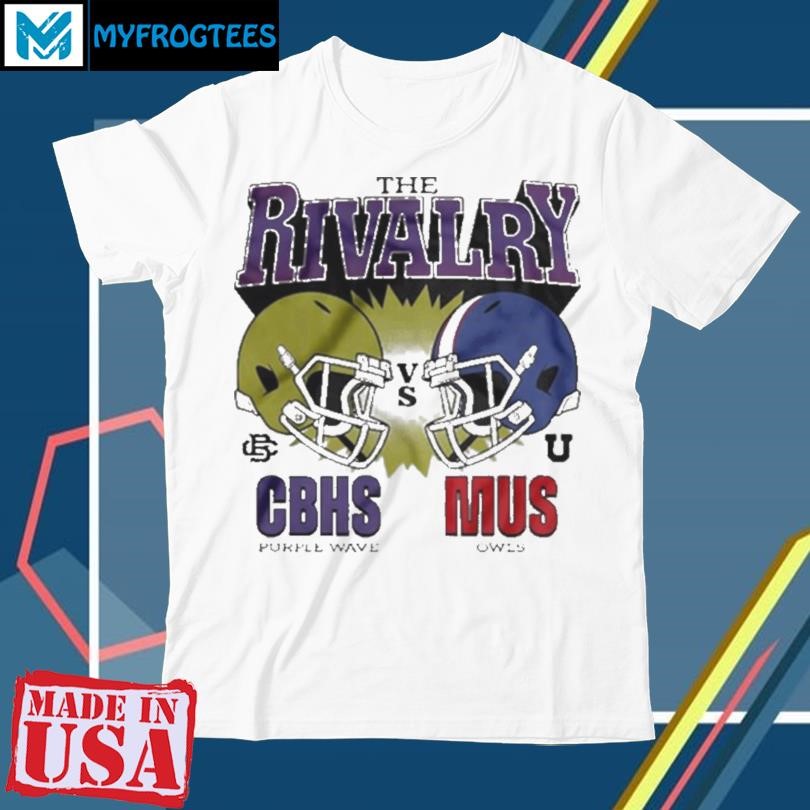 Original The Rivalry CBHS Purple Wave vs MUS Owls October 18th 2024 helmets t shirt