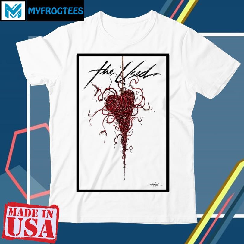 Original The Used In Love and Death 20 Year Poster By Alex Pardee shirt