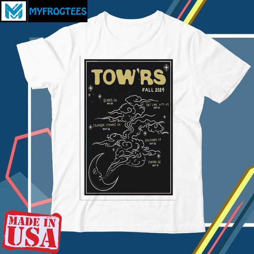 Original Tow'rs Fall Tour October 2024 Poster shirt