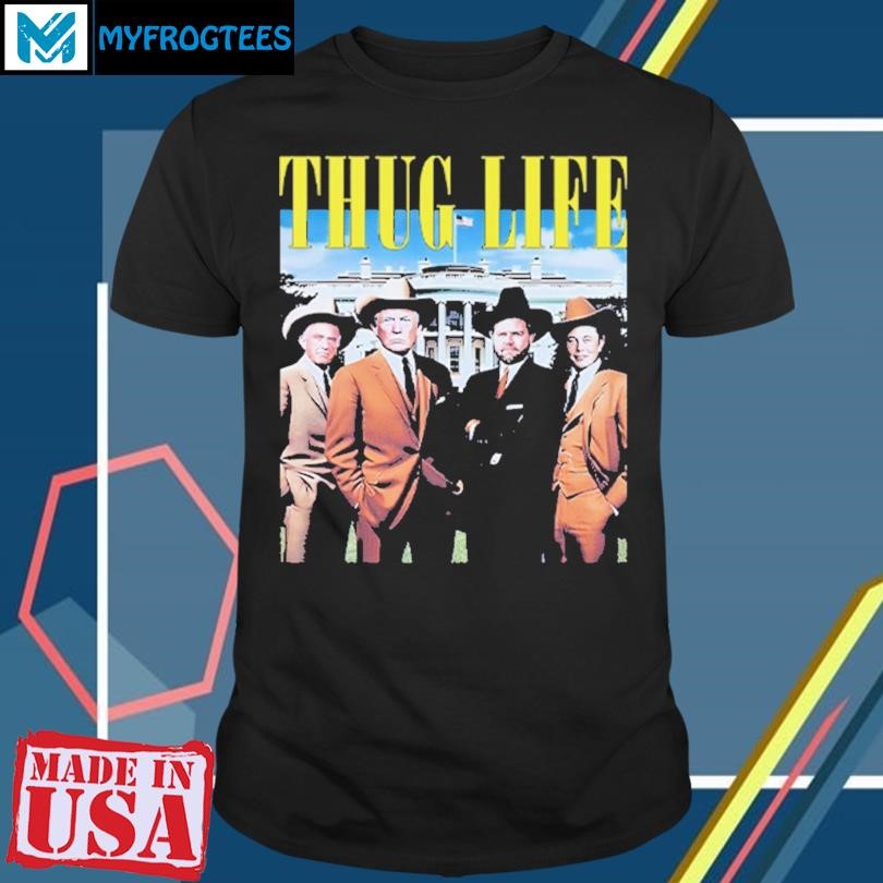 Original Trump Jd Vance Elon Musk Robert F Kennedy Jr Friends Thug Life Shirt