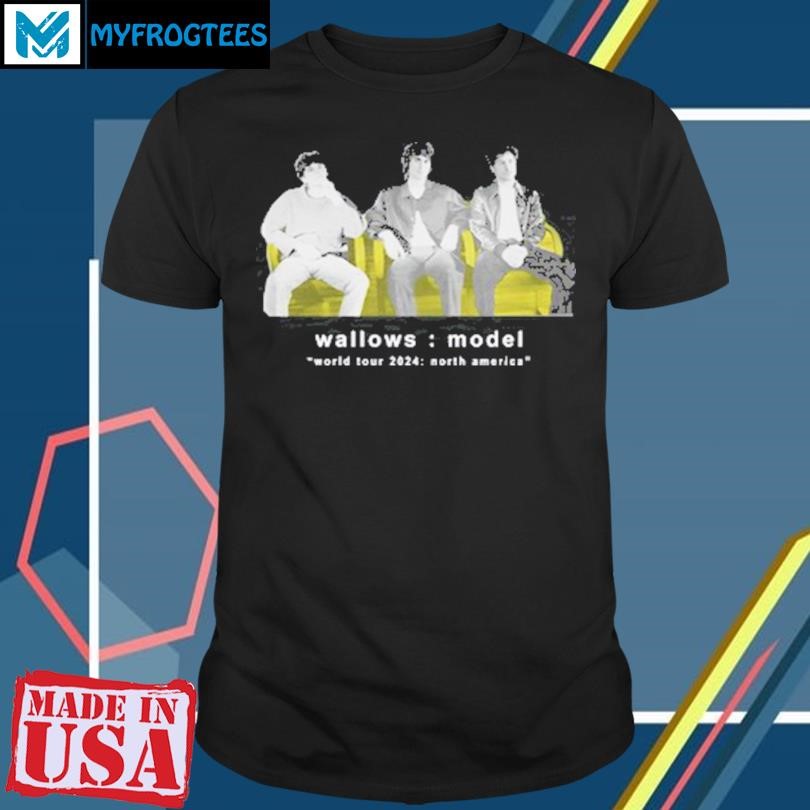 Original Wallows Model World Tour 2024 North America T-Shirt