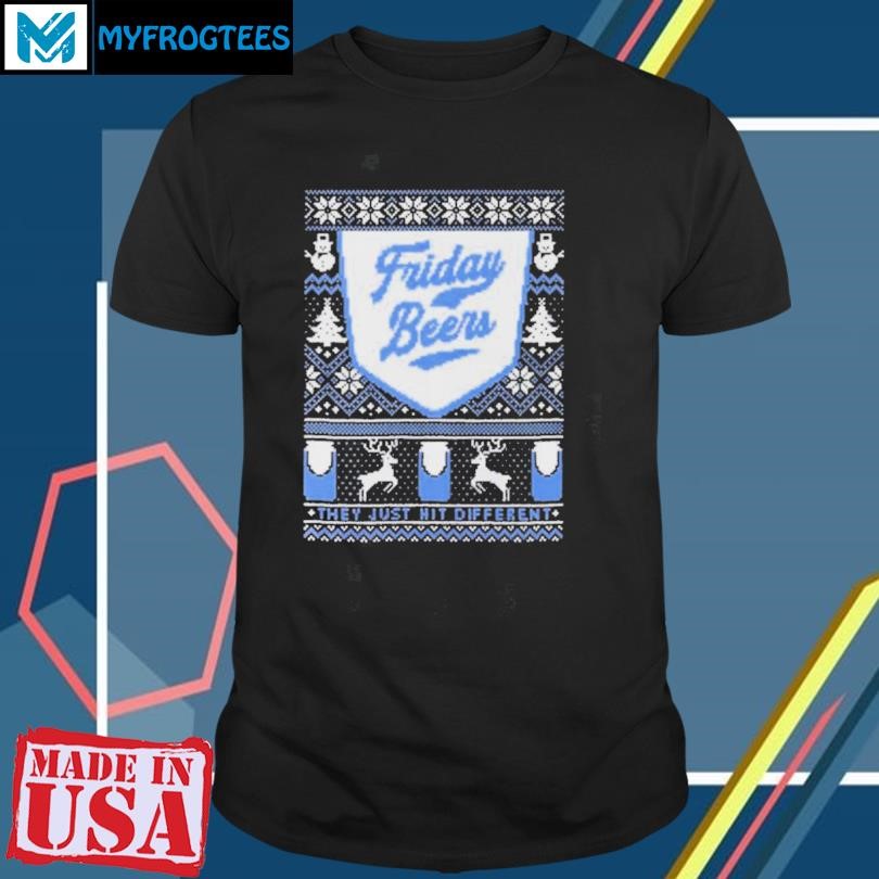 Friday Beers Holiday Ugly Christmas 2024 T shirts