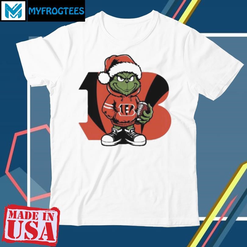 Grinch hug ball Cincinnati Bengals Christmas shirt