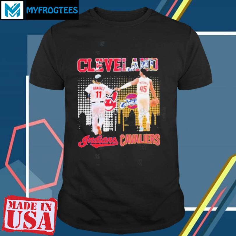 Jose Ramirez Cleveland Indians X Mitchell Cleveland Basketball Shirt