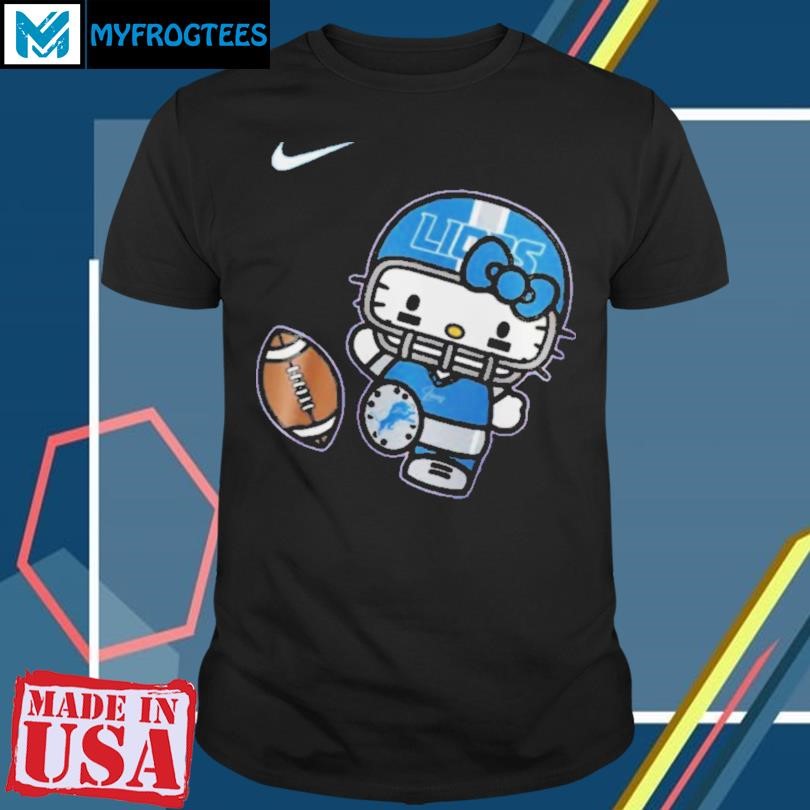 Nike Detroit Lions Ready To Celebrate 50 Years Of Hello Kitty Shirt