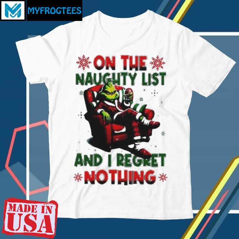 On the Naughty List And I Regret Nothing Go Blue Devils Christmas T shirt