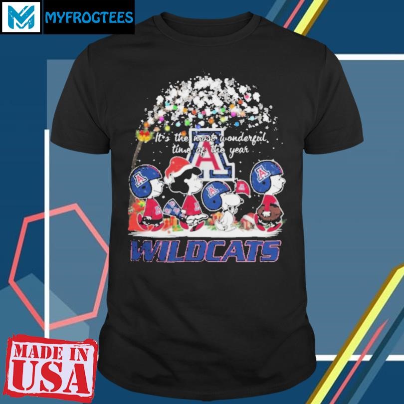 Peanuts Arizona Wildcats It’s The Most Wonderful Time Of The Year Winter Shirt